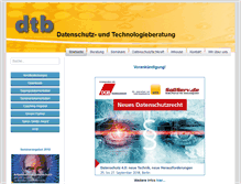 Tablet Screenshot of dtb-kassel.de